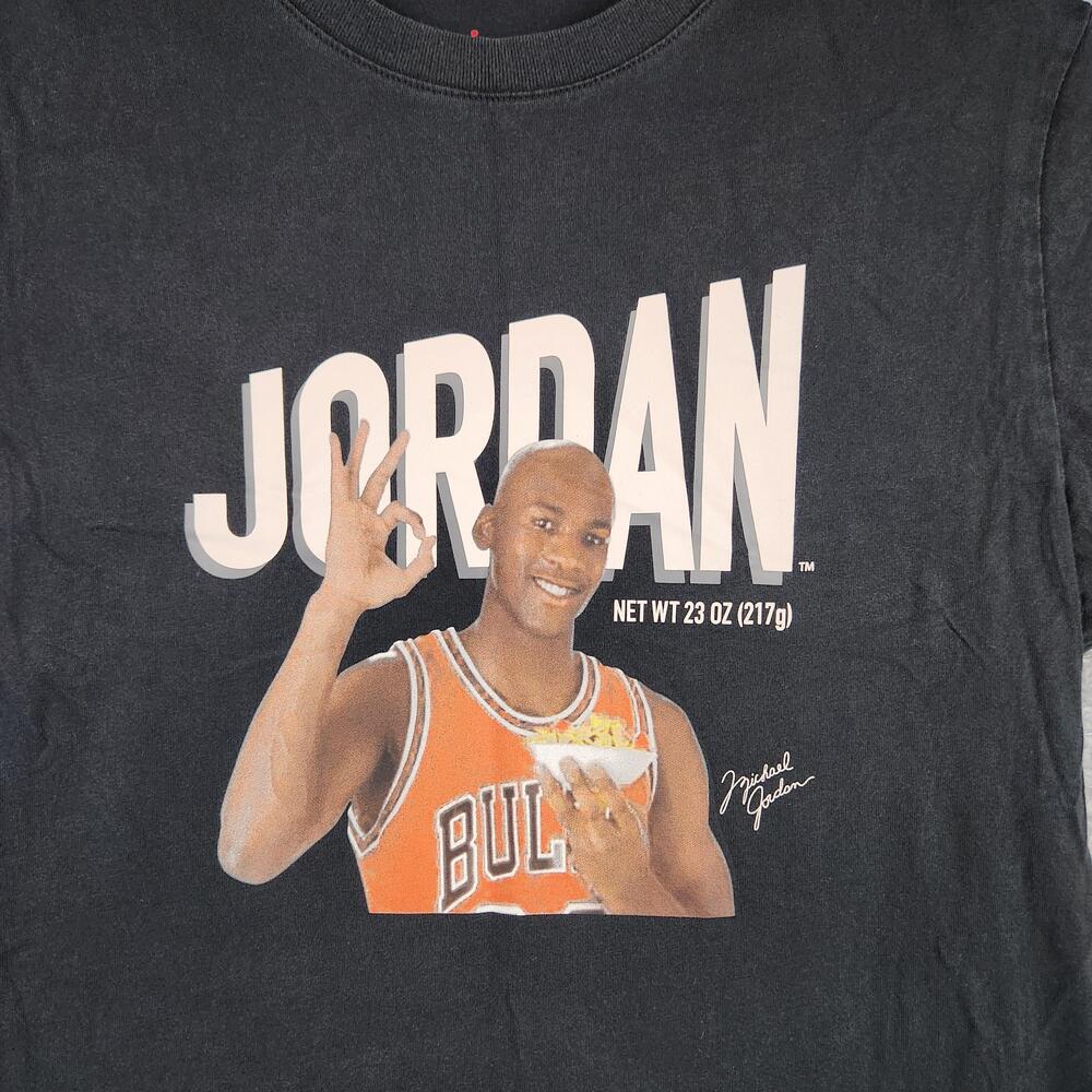 Chicago Bulls Shirt Mens Medium Black NBA Basketball Michael Jordan Graphic Tee